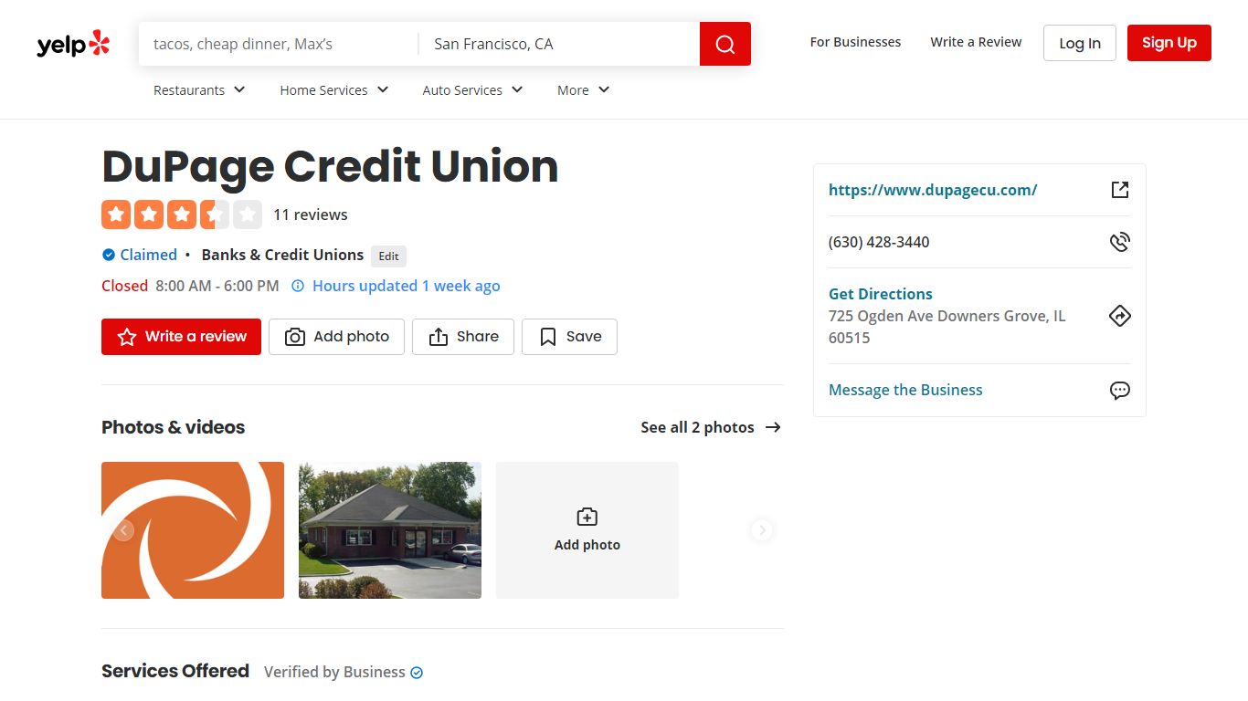 DUPAGE CREDIT UNION - 11 Reviews - Banks & Credit Unions - 725 Ogden ...
